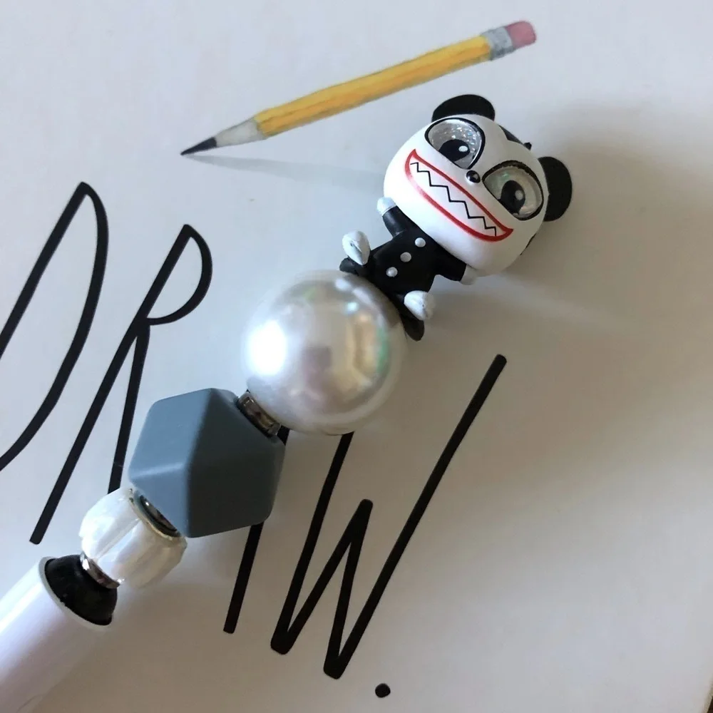 Disney Doorables: Nightmare Before Christmas: Vampire Teddy handmade beaded pen